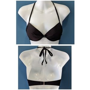 BLACK BIKINI TOP, LA VIE EN ROSE, SMALL